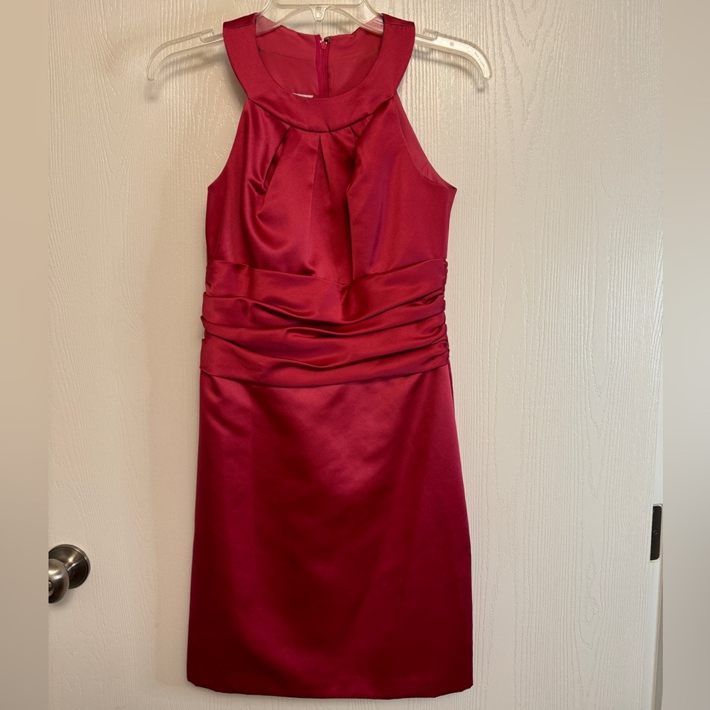 David’s Bridal Burgundy/Mauve Dress
